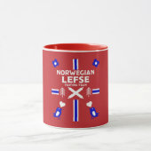 Noors Lefse Flatbrood Apron Mok (Midden)