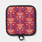 Noors Lefse Flatbrood Apron Pannenlap (Voorkant)