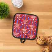 Noors Lefse Flatbrood Apron Pannenlap (Top down)