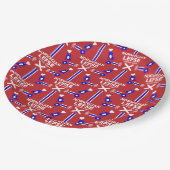 Noors Lefse Flatbrood Apron Papieren Bordje (Gekanteld)