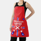 Noors Lefse Flatbrood Apron Schort (Insitu)