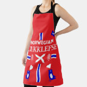 Noors Lefse Flatbrood Apron Schort (Insitu)