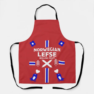 Noors Lefse Flatbrood Apron Schort