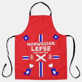 Noors Lefse Flatbrood Apron Schort