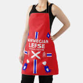 Noors Lefse Flatbrood Apron Schort (Insitu)