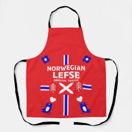 Noors Lefse Flatbrood Apron Schort