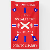 Noors Lefse Flatbrood Apron Spandoek (Verticaal)