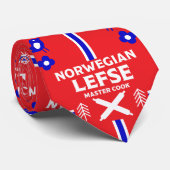 Noors Lefse Flatbrood Apron Stropdas (Opgerold)