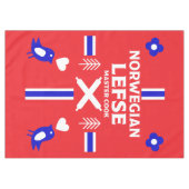 Noors Lefse Flatbrood Apron Tafelkleed (Voorkant (Horizontaal))
