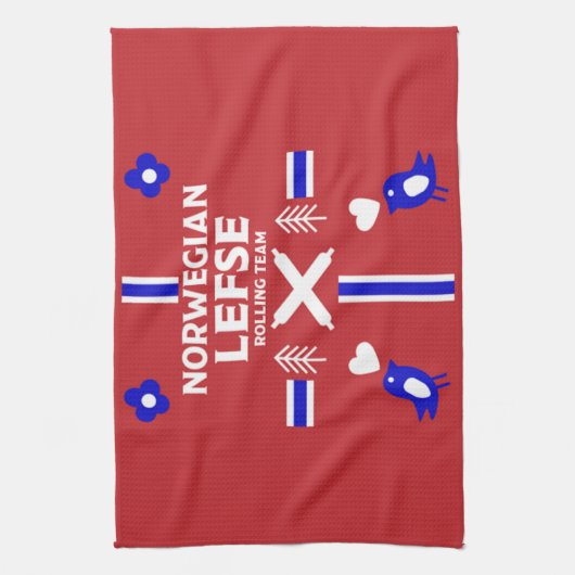 Noors Lefse Flatbrood Theedoek (Verticaal)