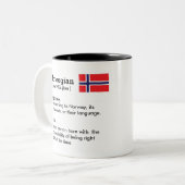Noors leuk mok (Voorkant links)