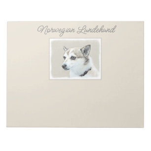 Noors Lundehund-schilderij - Oorspronkelijk Hond A Notitieblok