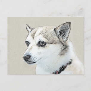 Noors Lundehund-schilderij - Oorspronkelijke honde Briefkaart