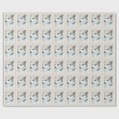 Noors Lundehund-schilderij - Oorspronkelijke honde Cadeaupapier (Vlak)