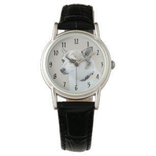 Noors Lundehund-schilderij - Oorspronkelijke honde Horloge