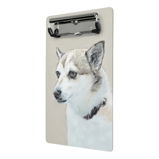 Noors Lundehund-schilderij - Oorspronkelijke honde Mini Klembord (Angled2)