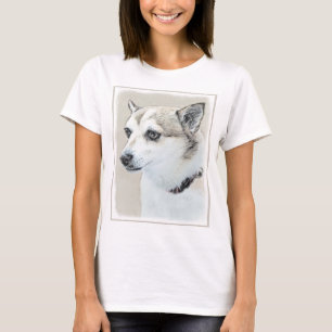 Noors Lundehund-schilderij - Oorspronkelijke honde T-shirt