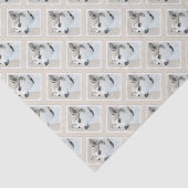 Noors Lundehund-schilderij - Oorspronkelijke honde Tissuepapier (Detail)