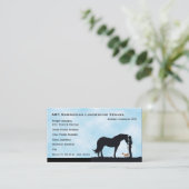 Noors Lundehund Western Silhouette Visitekaartje (Staand voorkant)