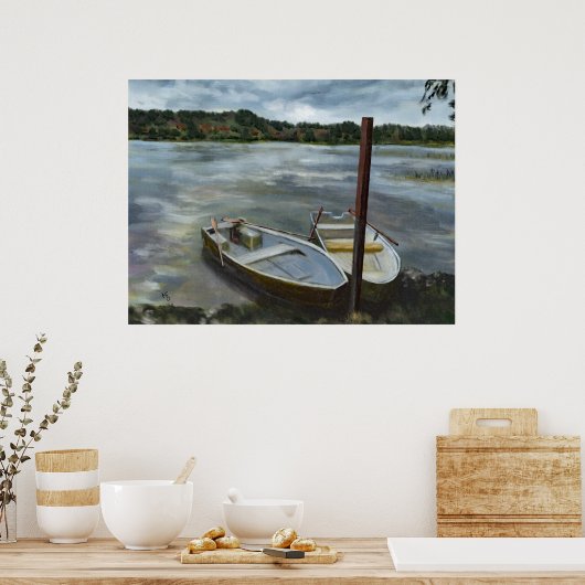 Noors meer poster (Keuken)