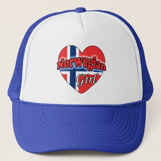 Noors meisje trucker pet (Voorkant)