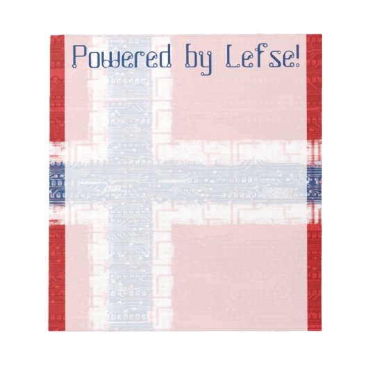 Noors Motherboard Thema Notitieblok (Voorkant)