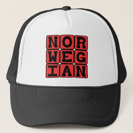 Noors, Nationaliteit Trucker Pet (Voorkant)