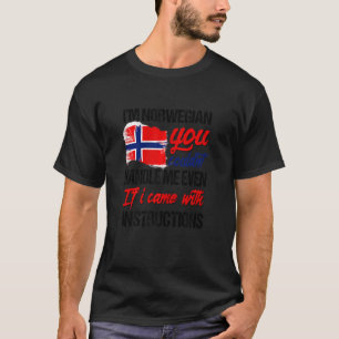 Noors Noorwegen kon Quote Gift Device niet verwerk T-shirt