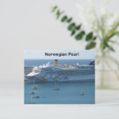 Noors Pearl Briefkaart (Staand voorkant)