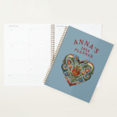 Noors Rosemaling Folk Art Heart Planner (Display)