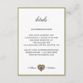 Noors Rosemaling Hart | Details Bijlage