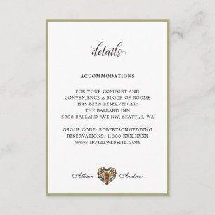 Noors Rosemaling Hart Details Bijlage