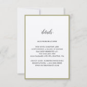 Noors Rosemaling Hart | Response Kaart (Achterkant)