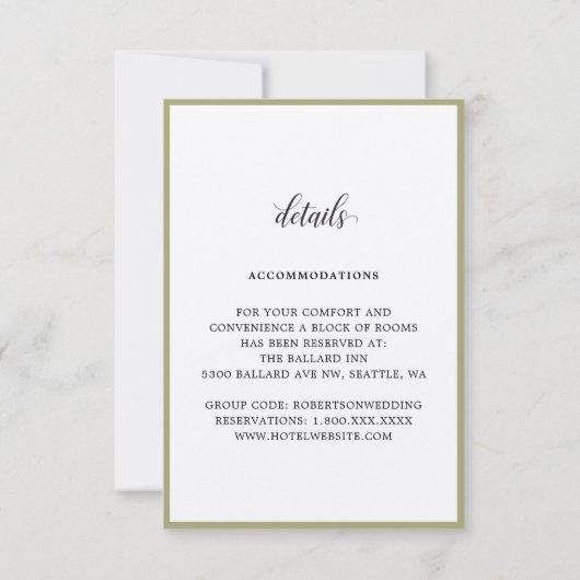 Noors Rosemaling Hart | Response Kaart (Achterkant)