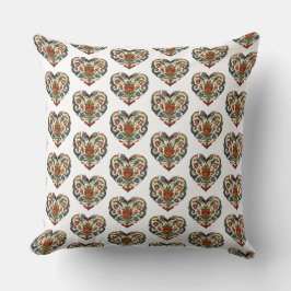 Noors Rosemaling I Heart Lefse Kussen