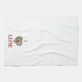 Noors Rosemaling I Love Lefse Theedoek (Horizontaal)