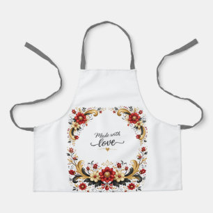 Noors Rosemaling Schort voor Vrouwen