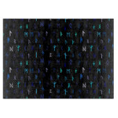 Noors 's nachts glas snijplank (Voorkant)