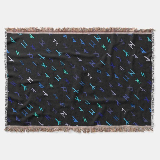 Noors 's nachts gooien deken (Voorkant)