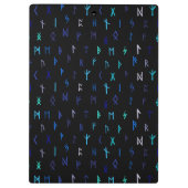 Noors 's nachts klembord (Achterkant)