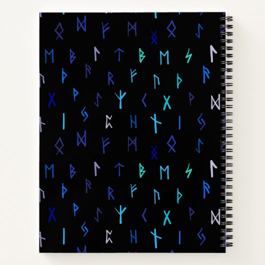 Noors 's nachts Notitieboek (Achterkant)