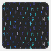 Noors 's nachts Stickers (Voorkant)