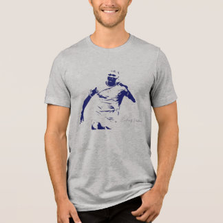 Noors Scandinavisch Voetbal Grafisch Cadeau Tri-Blend Shirt