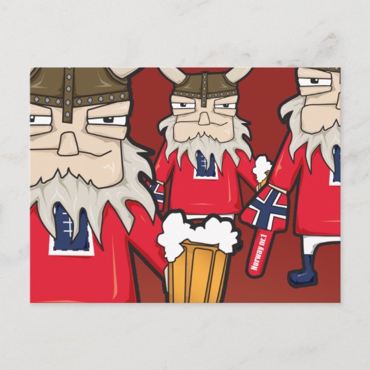 Noors Viking Briefkaart (Voorkant)