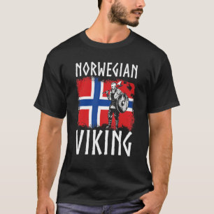 Noors Viking Norway Viking Warrior met Ax T-shirt