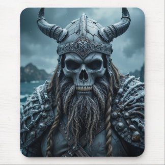 Noors Viking Poster met hoornhelm Muismat
