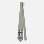 Noors vingerafdrukpatroon stropdas (Voorkant)