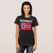 Noors Vlag T-shirt (Voorkant volledig)