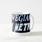 Noors zwart metaal "Mok" Koffiemok (Voorkant rechts)