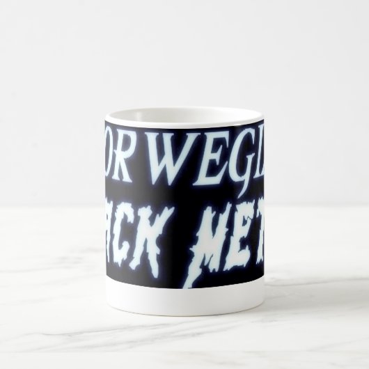 Noors zwart metaal "Mok" Koffiemok (Center)